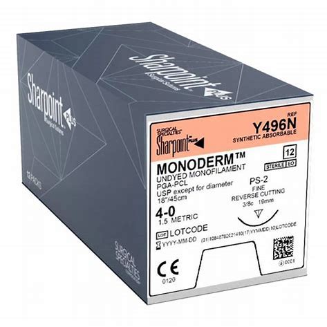 Sharp Point Monoderm Sutures