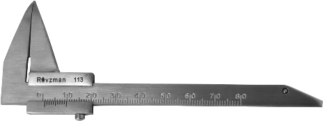 Ortho Caliper (Beerendonk)  single Ended, 0-80mm 