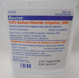 Baxter 0.9% Sodium Chloride for Irrigation.