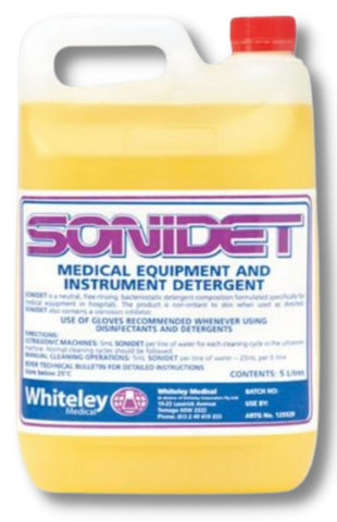 Sonidet..5L,Concentrated and Neutral Detergent for Equipment and Instruments