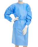 Tie-Back Disposable Isolation Gowns.10/Pack.